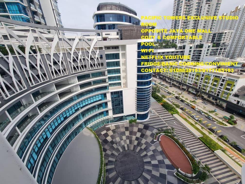 페탈링자야 Pacific Towers Star Seksyen 13 Pj Jaya One Parking Pool Kitchen 아파트 외부 사진
